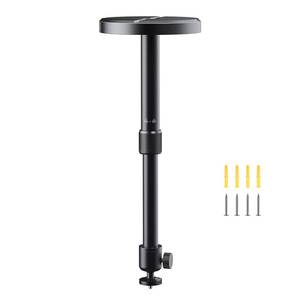 lot 4253 image: Aurzen Ceiling Projector Mount Bracket, 360° Rotation & 90° Tilt, Adjustable 9-15 Length, �-Inch Screw, Compatible with TMY, HAPPRUN, Yaber, Epson & Most Projectors - Retail $34