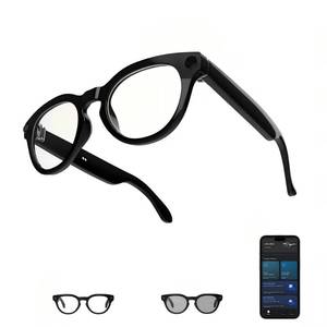 lot 4259 image: MSCGLYXGS Ai Smart Glasses with Camera and Bluetooth - 4K HD Video Recording, Real-Time Translation, with Color-Changing Lenses for Travel, Sports, Outdoor Use - Retail $90