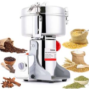 lot 4279 image: BI-DTOOL Electric Grain Mill Grinder 3000g Stainless Steel Pulverizer 36000rmin High-speed Grain Mill 4000W Dry Material Grinding Machine 270° swingable Superfine powder for Home and Commercial - Retail $280
