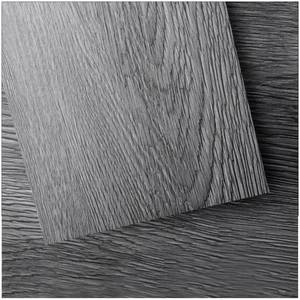 lot 3872 image: Art3d Peel and Stick Floor Tile Vinyl Wood Plank 36-Pack 54 Sq.Ft, Deep Gray, Rigid Surface Hard Core Easy DIY Self-Adhesive Flooring - Retail $80