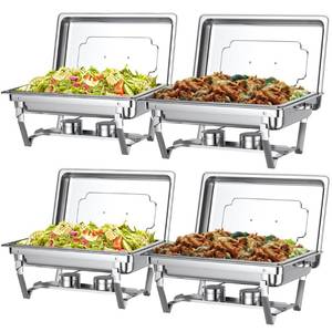 Chafing Dishes for Buffet Set Chafers for Catering and Buffet Warmers with Lids Serving Food Warmer and Chafers Servers Sets Retail $129.99