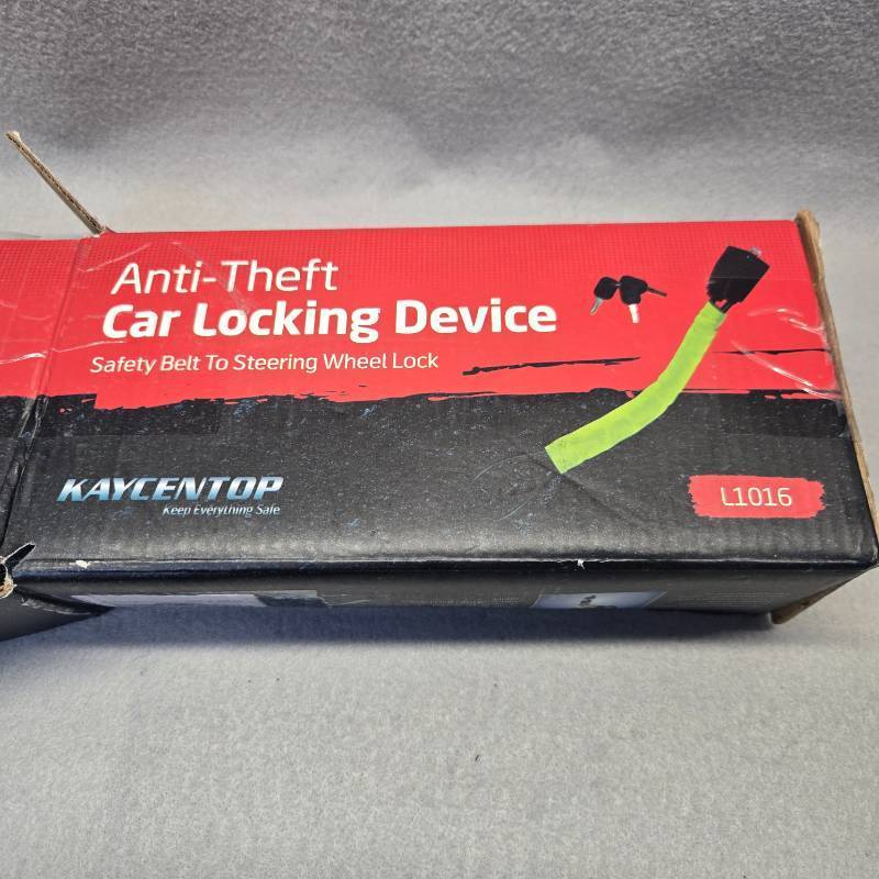 lot 450 image: KAYCENTOP Anti-Theft Car Steering Wheel Lock with Keys