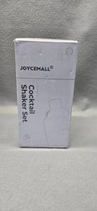 lot 466 image: JOYCEMALL Glass Cocktail Shaker Set with Gold Top