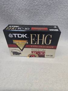 lot 492 image: TDK EHG TC-30 VHS-C Camcorder Tape