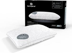 lot 261495 image: Retails for $200 Bedgear Storm Performance Pillow   0.0 - Cooling Bed Pillow for Hot Sleepers - Medium Firmness Pillow for All Sleep Positions, Washable & Removable Cover - 20 W x 26 L x 4.75 H