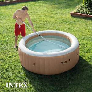 lot 1030 image: $86 Intex Rechargeable Handheld Above Ground Pool Vacuum with 2 Brush Heads