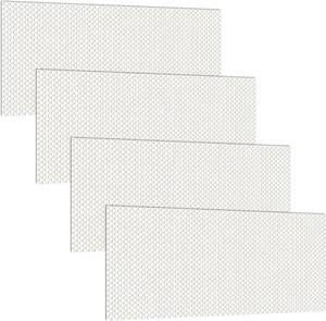 lot 1045 image: $89 Frienda 4 Pcs Fluorescent Light Covers Flat Clear Acrylic Ceiling Panel