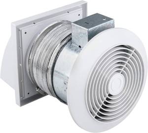lot 1090 image: $57 Quini 512M 6in Through-Wall Fan, 80 CFM, 4.0 Sones, Retractable Duct
