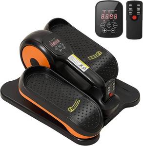 lot 1092 image: $65 Under Desk Elliptical Machine with Remote, 12 Speed Seated Pedal Exerci