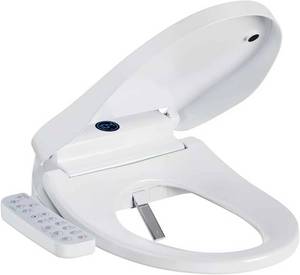 lot 1107 image: $200 GAICOM Electric Bidet Toilet Seat, Elongated & Heated with Warm Air Dr