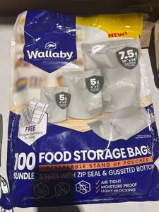 lot 1112 image: Wallaby Food Storage Bags