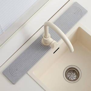 lot 1154 image: Faucet Mat for Kitchen Sink, Fast-Drying Diatomite, Water-Absorbing Tray