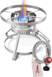 lot 1171 image: $70 ARC Burner, 16  Stainless Steel Single Burner Propane Stove
