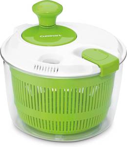 lot 1180 image: Cuisinart Salad Spinner, Wash, Spin & Dry Greens, 3 qt, CTG-00-SSAS