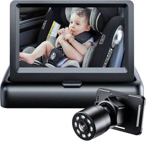 lot 1183 image: Itomoro Baby Car Mirror for Rear-Facing View, 360  Rotation, 1080p