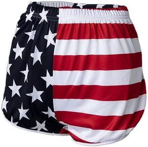 lot 1194 image: Grunt Style USA Flag Ranger Panties Mens Athletic Training Shorts