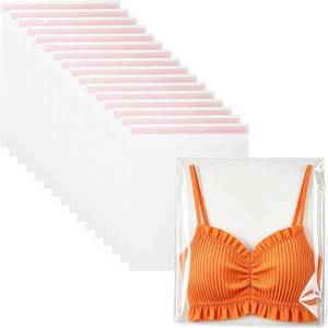 lot 37537 image: zzwjhpak 120 Count 9x12 Inches Clear Resealable Poly Bags, Thick Plastic Swimwear Organizer Bags with Vent Holes for Underwear, Socks, Drawer Organization, Retail Packaging & Business Storage