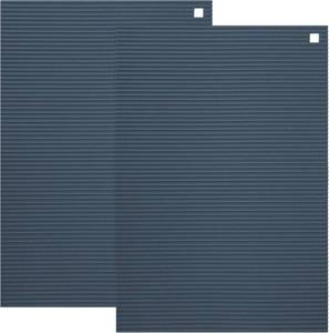 lot 37803 image: 2 Pack 9.5x14.2 Trivets for Hot Dishes, Hot Pads for Kitchen, Silicone Trivets for Hot Pots and Pans, Hot Plates to Protect Table, Heat Resistant Silicone Trivet Grey (Dark Grey, 9.5x14.2)