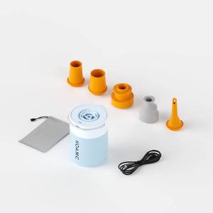 lot 37823 image: Portable Air Pump with Camping Light, Ultra-mini Pump with 1500mAh Battery Rechargeable USB, 5kPa Air Pump for Inflatables,Magnetic Design Tiny Pump for Sleeping Pads, Vacuum Storage Bags