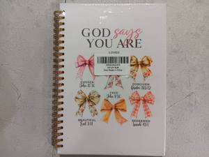 lot 37845 image: Colorful Christian Notebook, Bible Verse Scripture Journal, Religious Prayer Journal for Writing, Christian Faith Based Gifts, Church Notes Spiral Notebook, 5.5x8.3 Inch 570