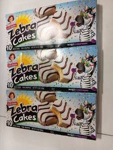 lot 38029 image: 3 Packs Little Debbie Zebra Cakes - 10ct13oz