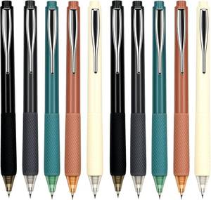 lot 38053 image: Gel Pens, 0.5mm Black Ink Office Pens, Fine Tip Smooth Writer Pen with Comfortable Grip, Suitable for Students, Offices, Teachers, Nurses Notes and Journals.(10pcs)