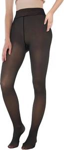 lot 38157 image: EXQUISLIFE Fleece Lined Tights Sheer Women - Fake Translucent Warm Pantyhose Leggings Sheer Thick Tights, for Winter