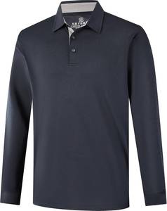 lot 40003 image: Mens Golf Shirt Short Sleeve Moisture Wicking Dry Fit Performance Solid Casual Pique Collared Golf Polo Shirts for Men Size XL
