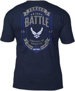 lot 37857 image: 7.62 Design US Air Force Forged in Battle USAF T-Shirt Blue XL