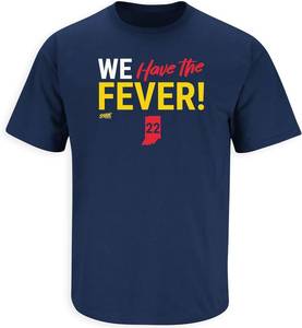 lot 37858 image: We Have The Fever T-Shirt for Indiana Basketball Fans Blue Youth Small