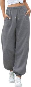 lot 38638 image: YLDUJ AMUM Womens Sweatpants Casual Drawstring Sweat Pants Workout Athletic Joggers with Pockets, Grey, Small