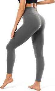 lot 38701 image: High Waisted Yoga Pants for Womens Yoga, Gym, Exercise, Pilates, Casual Wear  Tummy Control, Butt Lifting, Squat-Proof Black Large