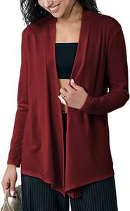 lot 38962 image: Open Front Cardigan for Women Trendy, Casual Womens Cardigans Lightweight, Ladies Cardigan in Kimono SIZE M