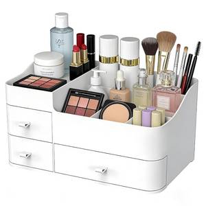 lot 37702 image: Makeup Organizer Tween Girls Gifts,Large Capacity Bathroom Organizer and Storage with Drawers Trendy Stuff ,Vanity,Bathroom Countertop,Bedroom Storage for Skincare,Cosmetics,Perfume,Brushes,Eyeshadow