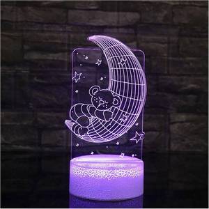 lot 37717 image: Kitty Night Light - Anime Cat 16 Colors Changing Decorative Cat Light with Remote Control, Dimmer, Light Timer, The Best Christmas Birthday Gift for Children (KD-08)