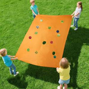 lot 37721 image: Field Day Games, Team Building Games, Teamwork Group Games for Party Outdoor, with 6 Pieces Soft Balls