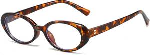 lot 37743 image: Breaksun Retro Oval Glasses for Women Men Fashion 90s Blue Light Blocking Glasses Small Face Clear Lens Eyeglasses