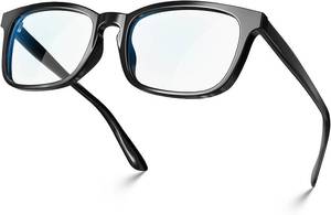 lot 37961 image: VISOONE Blue Light Blocking Glasses Square with Anti Computer Glare for Gaming and Work Women and Men MONTANA 2 pack