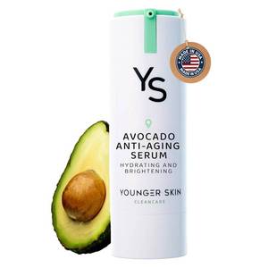 lot 37967 image: Avocado Anti-Aging Serum - Hydrating, Brightening, Wrinkle Reducer, Facial Skincare - Organic Avocado Oil, Vitamin C, Hyaluronic Acid, Niacinamide - 30ml