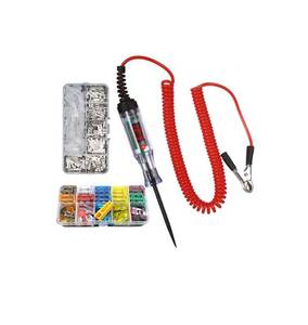 lot 40049 image: Automotive Circuit Test Light kit 3-60V DC Digital LEDTesterCar Blade FusesAutomotive Wire Connector pins, Auto Bidirectional Voltage Tester Electric Test Pen (Test Pen  Car Blade Fuses)