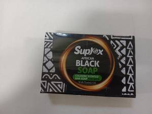 lot 40104 image: Suplox Authentic African Black Soap