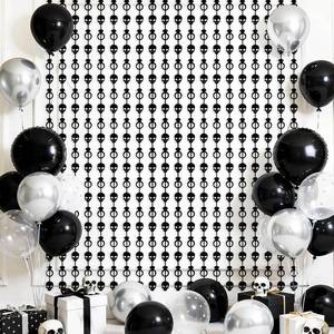lot 40138 image: Bridal Shower Backdrop Party Decorations, 2 Pack Bride or Die Foil Fringe Curtains Backdrop Streamers Wedding Engagement Home Wall Hanging Decor (3.3x6.6 ft) Color Gold