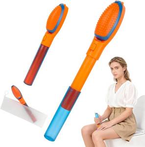 lot 40167 image: Toilet Aids Wiping Adjustable Distance, Bottom Buddy Wiping Aid, Self Wipe Assist Toilet Aids Wand for Fat People, Limited Mobility, Elderly, Pregnanc Bathroom (1-Yellow)