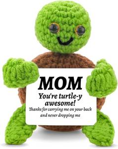 lot 41731 image: LIGETON for Mom from Daughter Son,Funny Gifts Birthday Gifts for Grandma Mother,Mini Positive Handmade Crochet Christmas Stocking Stuffers Secret Santa Gift Ideas