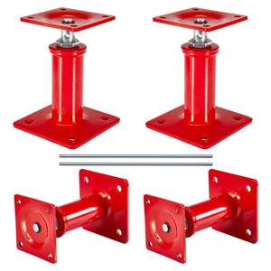 4 Pack House Jacks for Leveling Crawlspace, 7" - 11" Height Range, 11023 lbs Max Load Capacity, House Floor Jacks Post Pole for Leveling - Retail: $75