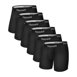 lot 4316 image: Hanes Mens Boxer Brief Underwear Pack, Stretch Cotton Boxer Briefs for Men, Moisture-Wicking, 6-Pack large  - Retail $27