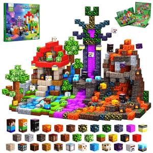 lot 4367 image: SSAWER Magnetic Blocks for Kids, 100PCS 0.8inch Magnetic Building Blocks, Magnetic Cubes Sensory Toy for STEM Constructions Magnetic Blocks for Boys Girls Age 3, Birthday Gifts Toy - Retail $23
