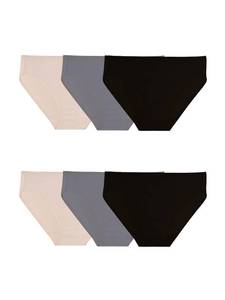 lot 4385 image: Fruit Of The Loom Womens Lightweight Microfiber Underwear, Smooth Clothes, Available Plus Size Bikini Style, Bikini - 6 Pack - Colors May Vary, 5 US - Retail $15