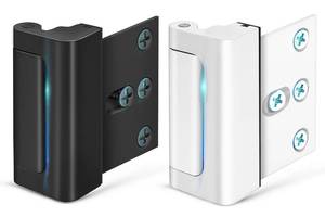 lot 4424 image: Home Security Door Lock Door Reinforcement Lock Metal Door Locks for Front Door Locks for Kids Safety Child Proof Door Latch for Top Inside Deadbolt Lock - Retail $24