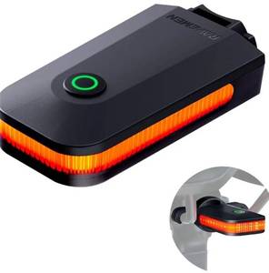 lot 27340 image: CL01 Bike Tail Light, 300° Wide-Angle Rear Bicycle Light for Night Riding, Saddle Mount Bike Taillight Safety Accessories with Auto OnOff, Brake Sensing, 5 Modes, 2 Mounting Ways - Retail $20